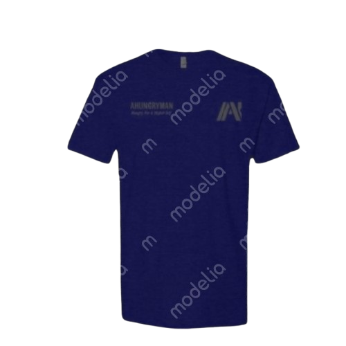 Ahungryman Men’s Active T-Shirt – Heather Blue Short Sleeve