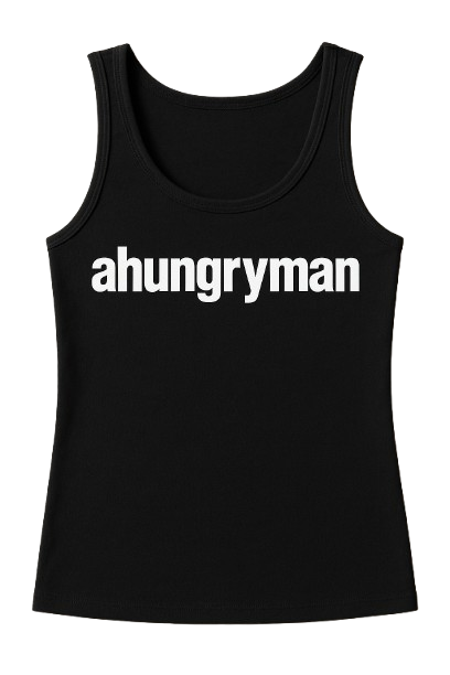 Ahungryman Women’s Active Top – Black Sleeveless Training Tank