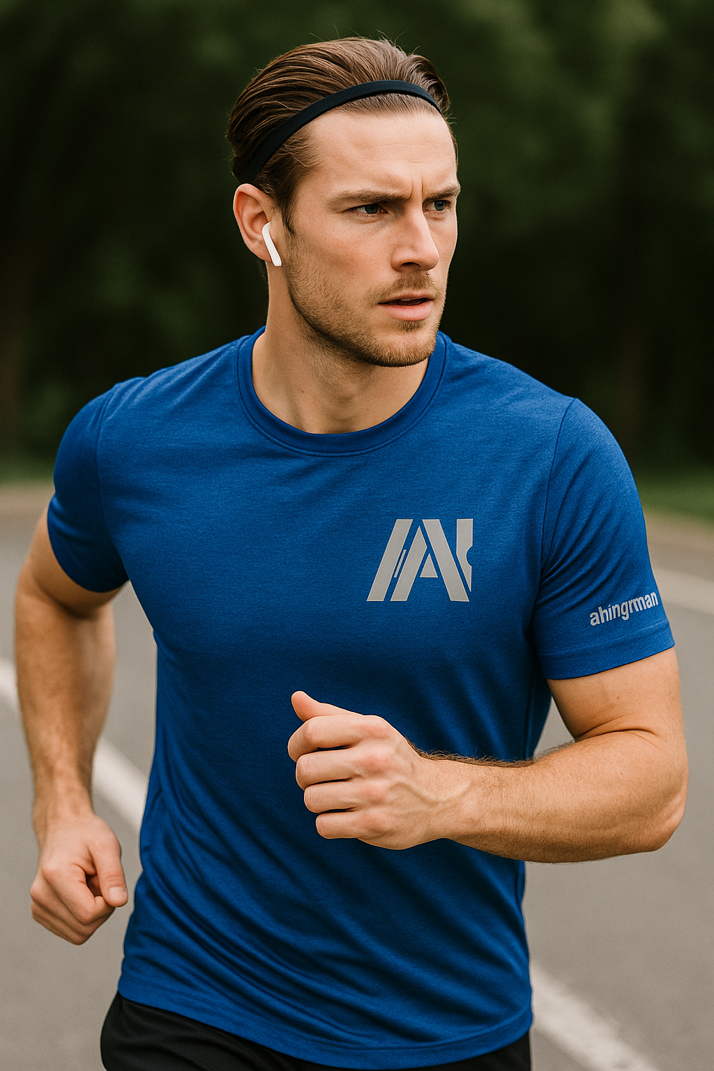 Ahungryman Men’s T-Shirt – Bold Logo Short Sleeve