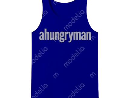 Ahungryman Men’s Active Top – Black Sleeveless Training Tank