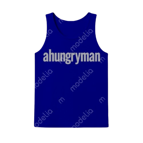 Ahungryman Men’s Active Top – Black Sleeveless Training Tank