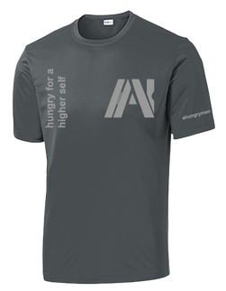 Ahungryman Men’s Active T-Shirt – Heather Red Short Sleeve