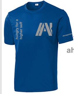 Ahungryman Men’s Active T-Shirt – Heather Red Short Sleeve