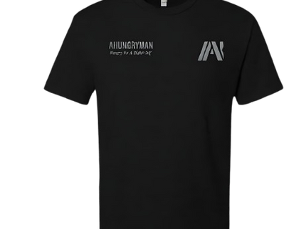 Ahungryman Men’s Active T-Shirt – Heather Blue Short Sleeve